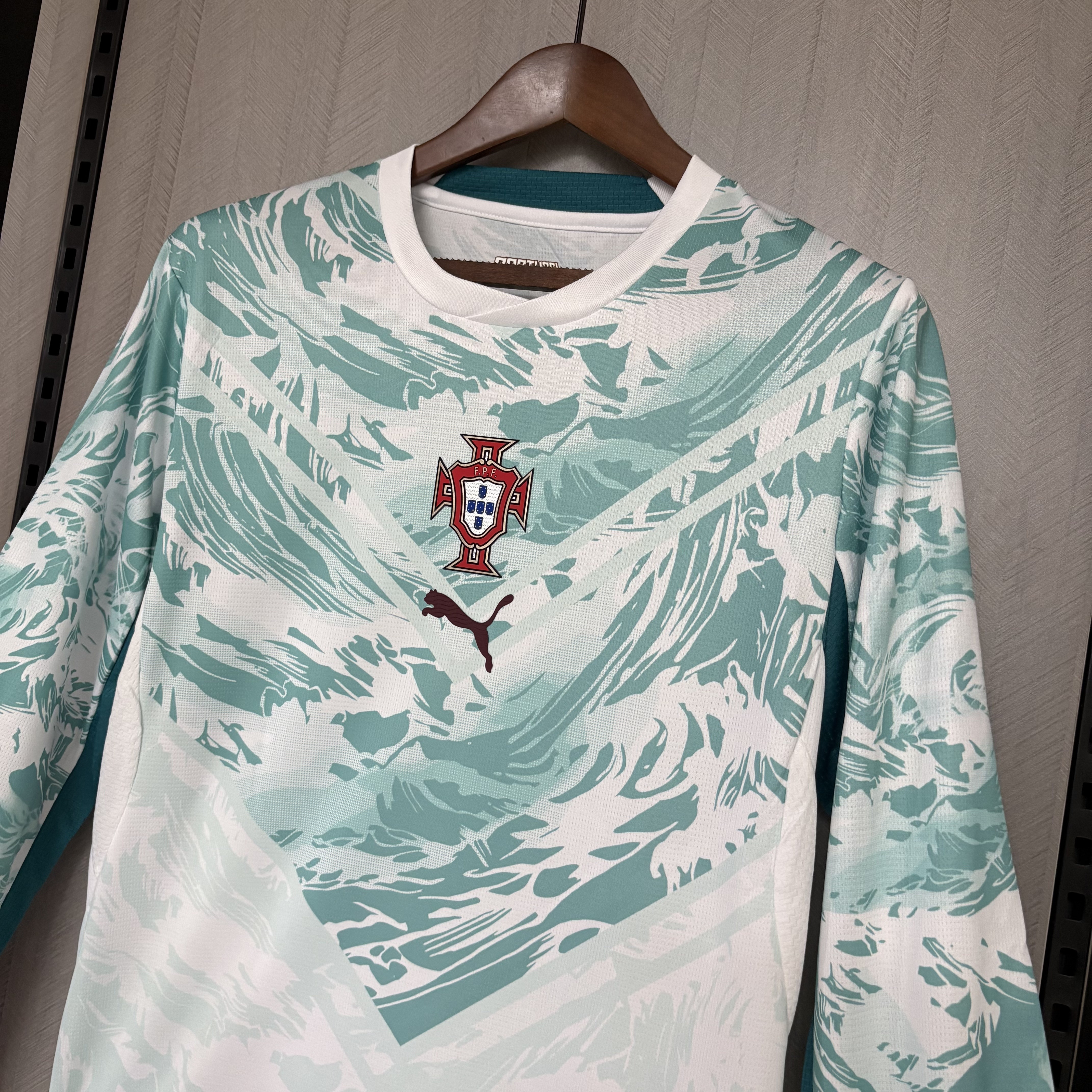 Camisola alternativa Portugal Mundial 2026 Manga comprida - Versão adepto 6