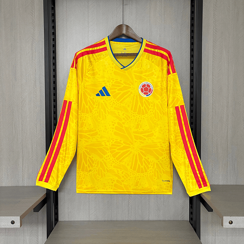 Camisola Principal Colômbia Mundial 2026 Manga comprida - Versão adepto