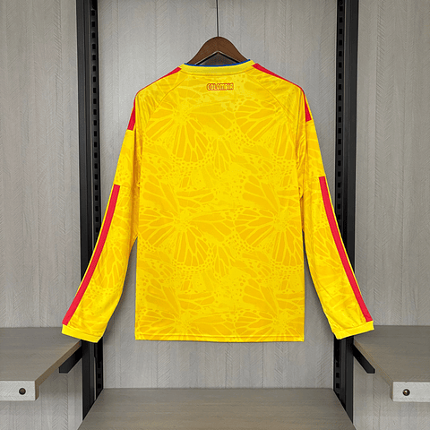 Camisola Principal Colômbia Mundial 2026 Manga comprida - Versão adepto