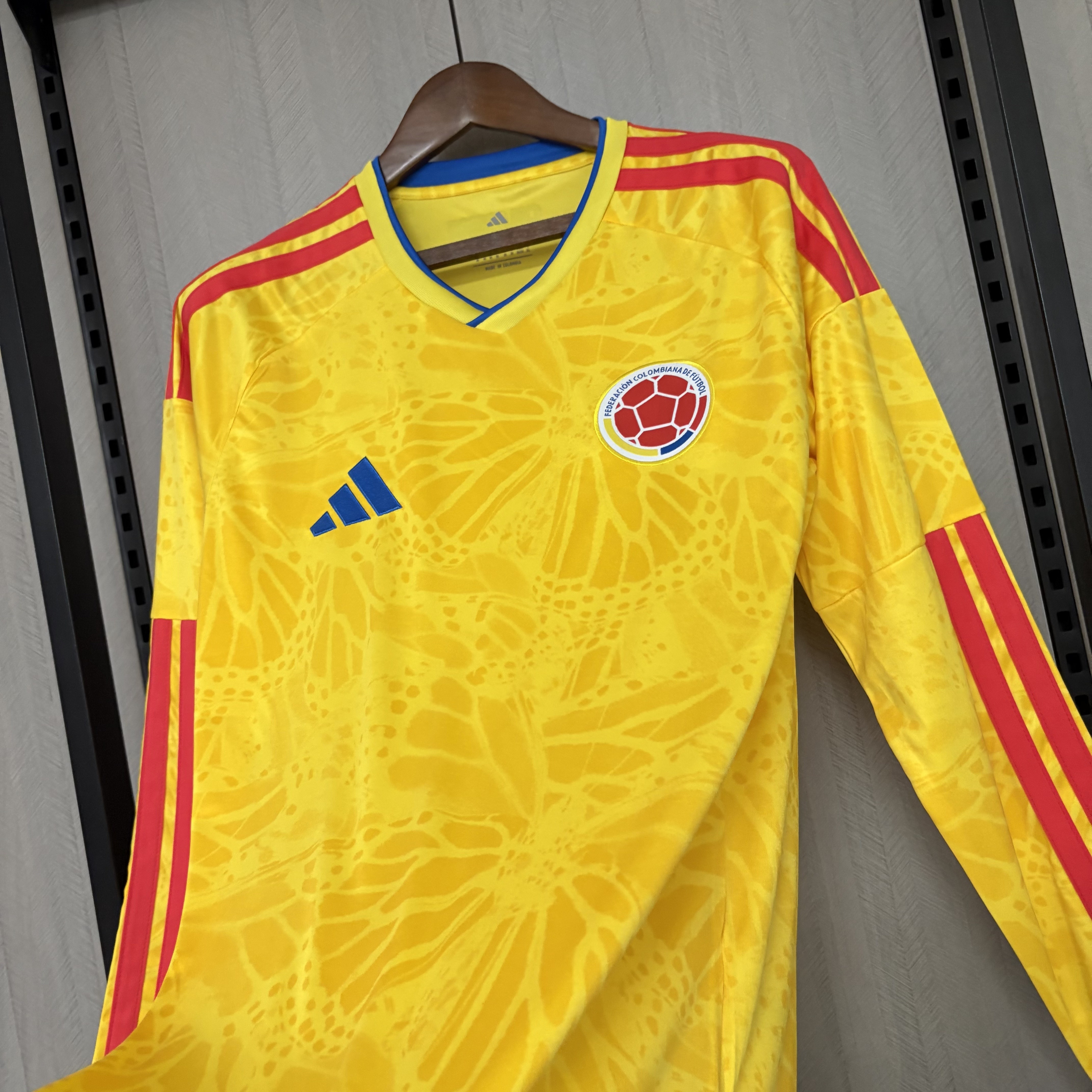 Camisola Principal Colômbia Mundial 2026 Manga comprida - Versão adepto 7