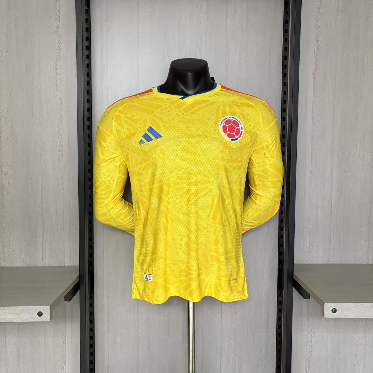 Camisola Principal Colômbia Mundial 2026 Manga comprida - Versão Jogador 1