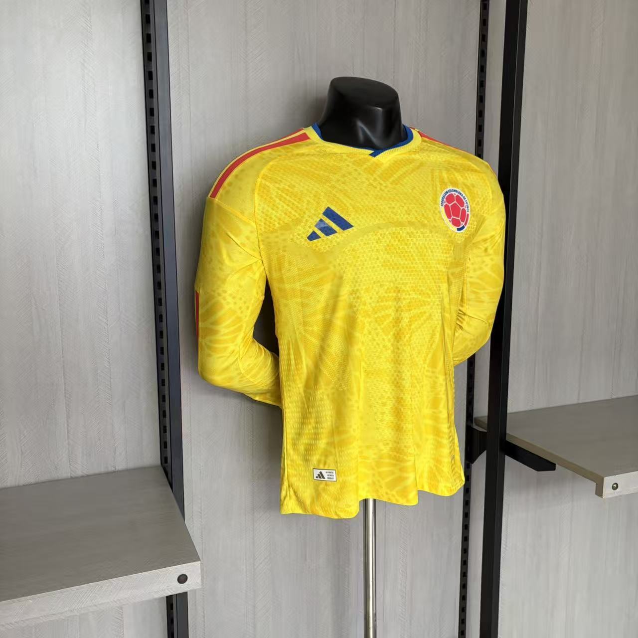 Camisola Principal Colômbia Mundial 2026 Manga comprida - Versão Jogador 6