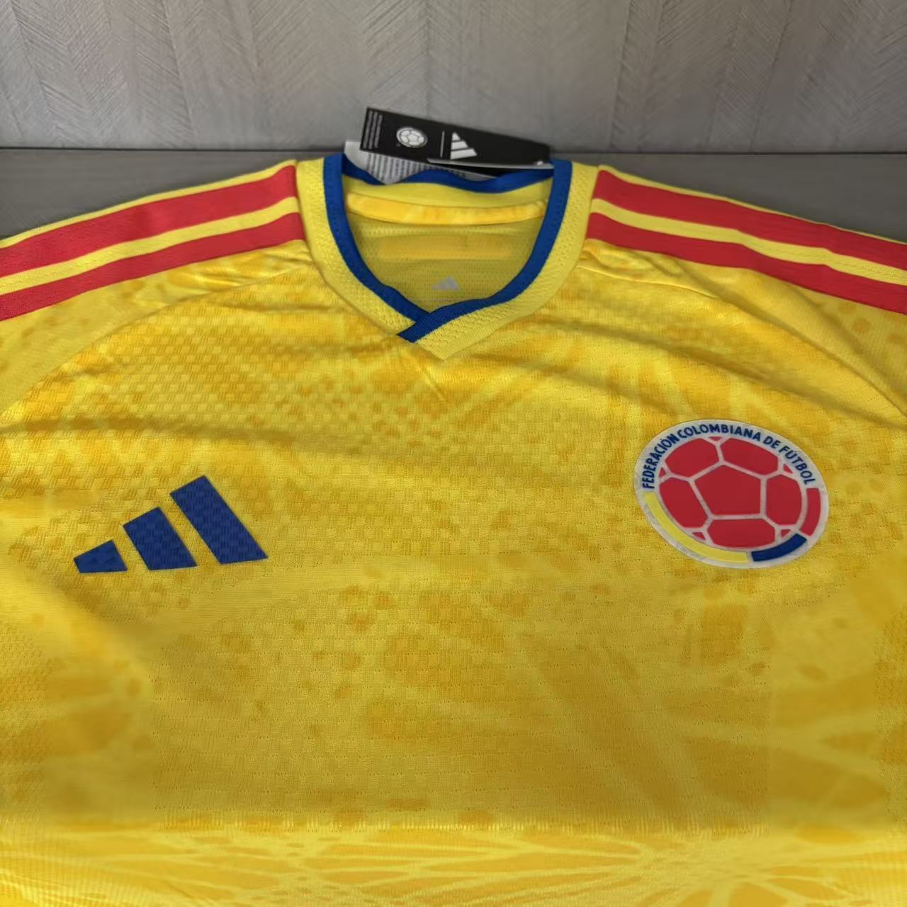 Camisola Principal Colômbia Mundial 2026 Manga comprida - Versão Jogador 5