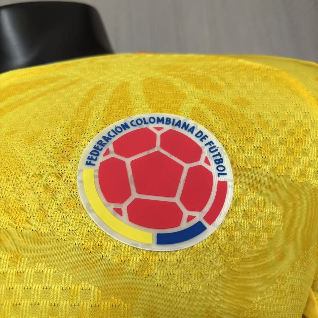 Camisola Principal Colômbia Mundial 2026 Manga comprida - Versão Jogador 3