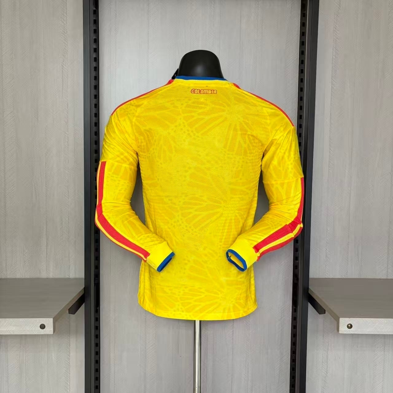 Camisola Principal Colômbia Mundial 2026 Manga comprida - Versão Jogador 2