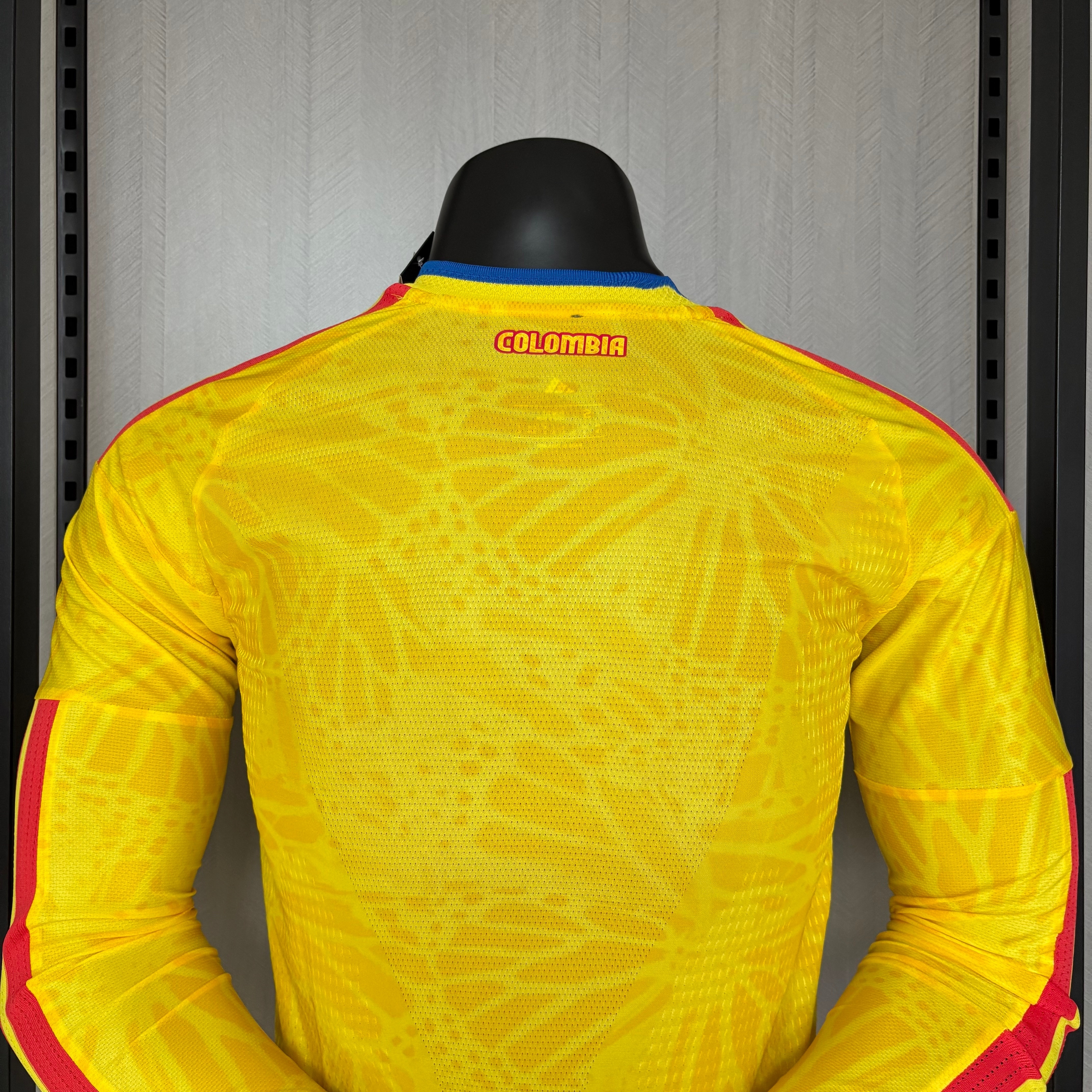Camisola Principal Colômbia Mundial 2026 Manga comprida - Versão Jogador 9