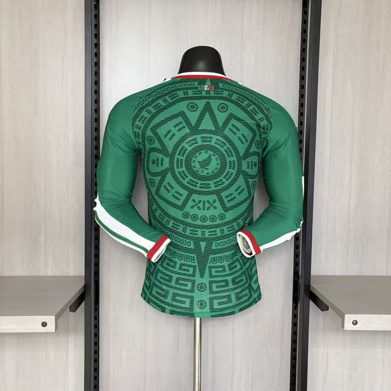 Camisola Principal México Mundial 2026 Manga comprida - Versão Jogador 2