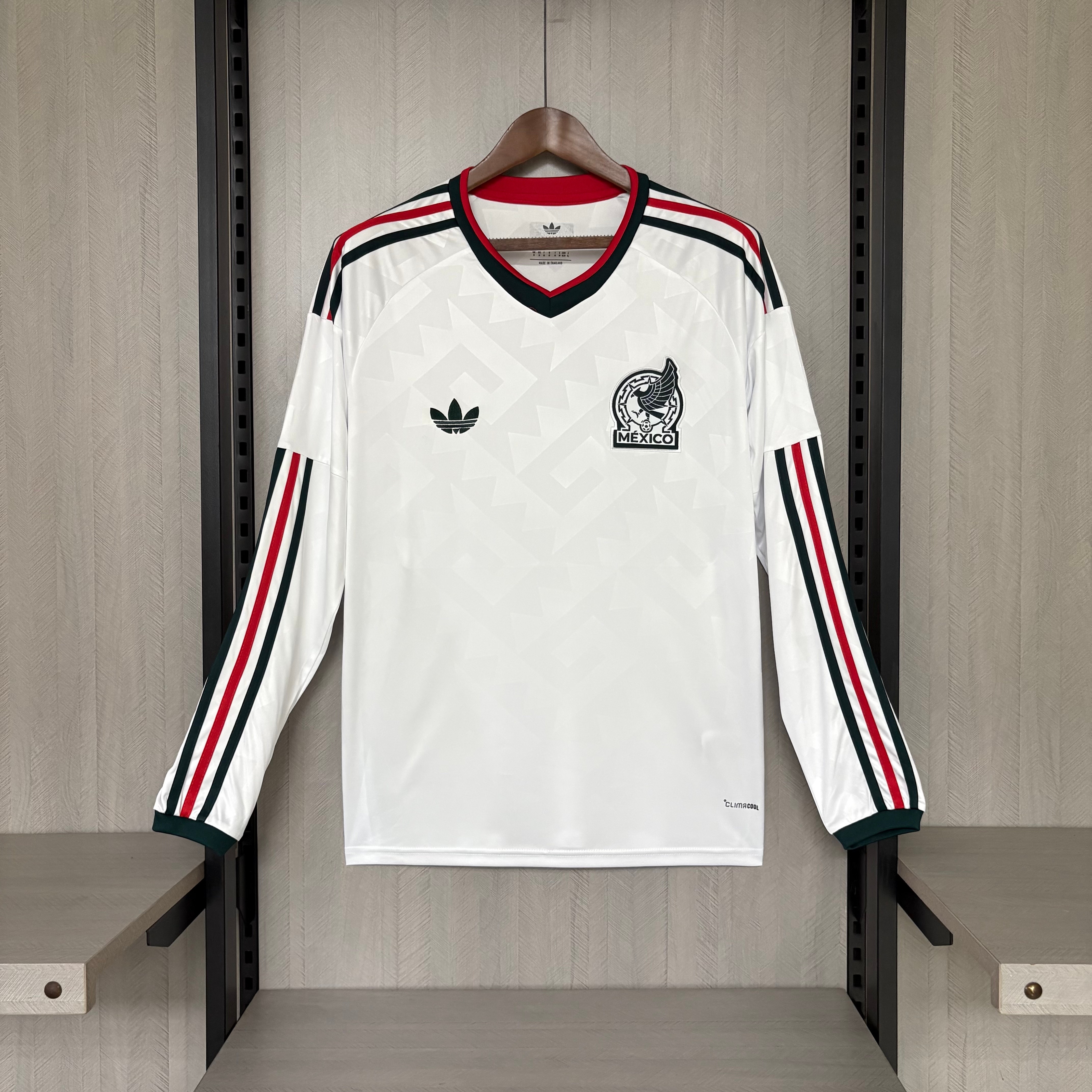 Camisola alternativa México Mundial 2026 Manga comprida - Versão adepto 1