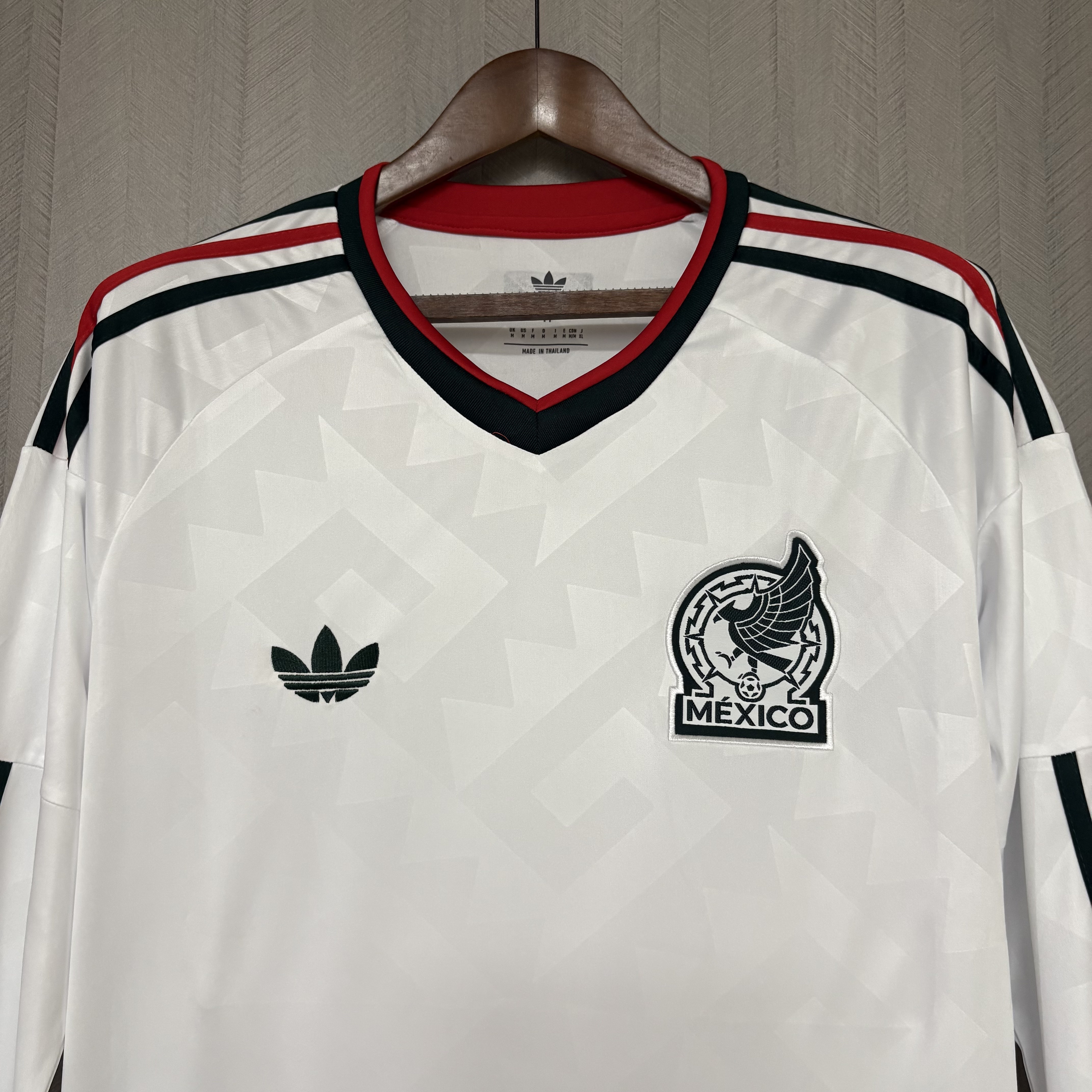 Camisola alternativa México Mundial 2026 Manga comprida - Versão adepto 5