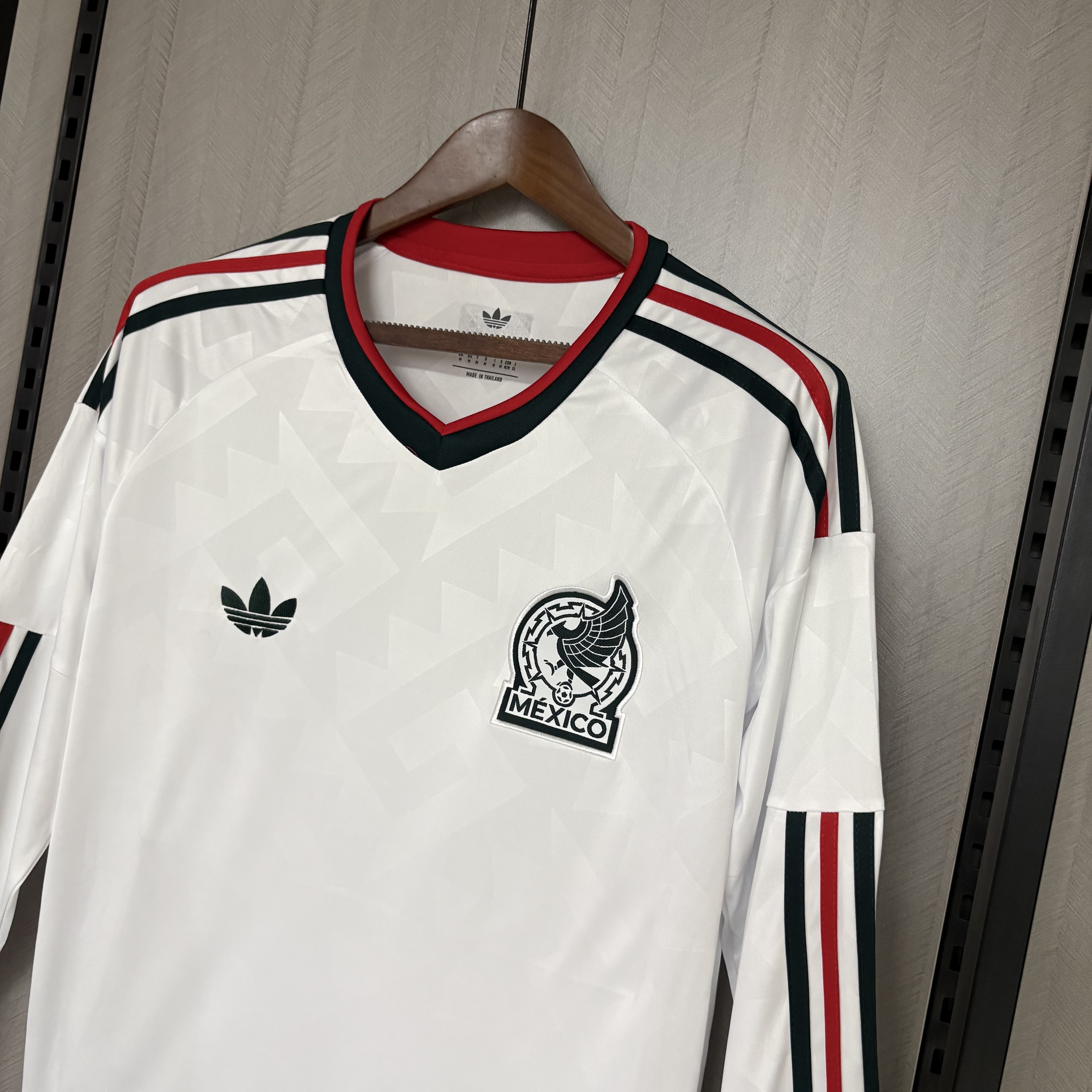 Camisola alternativa México Mundial 2026 Manga comprida - Versão adepto 6