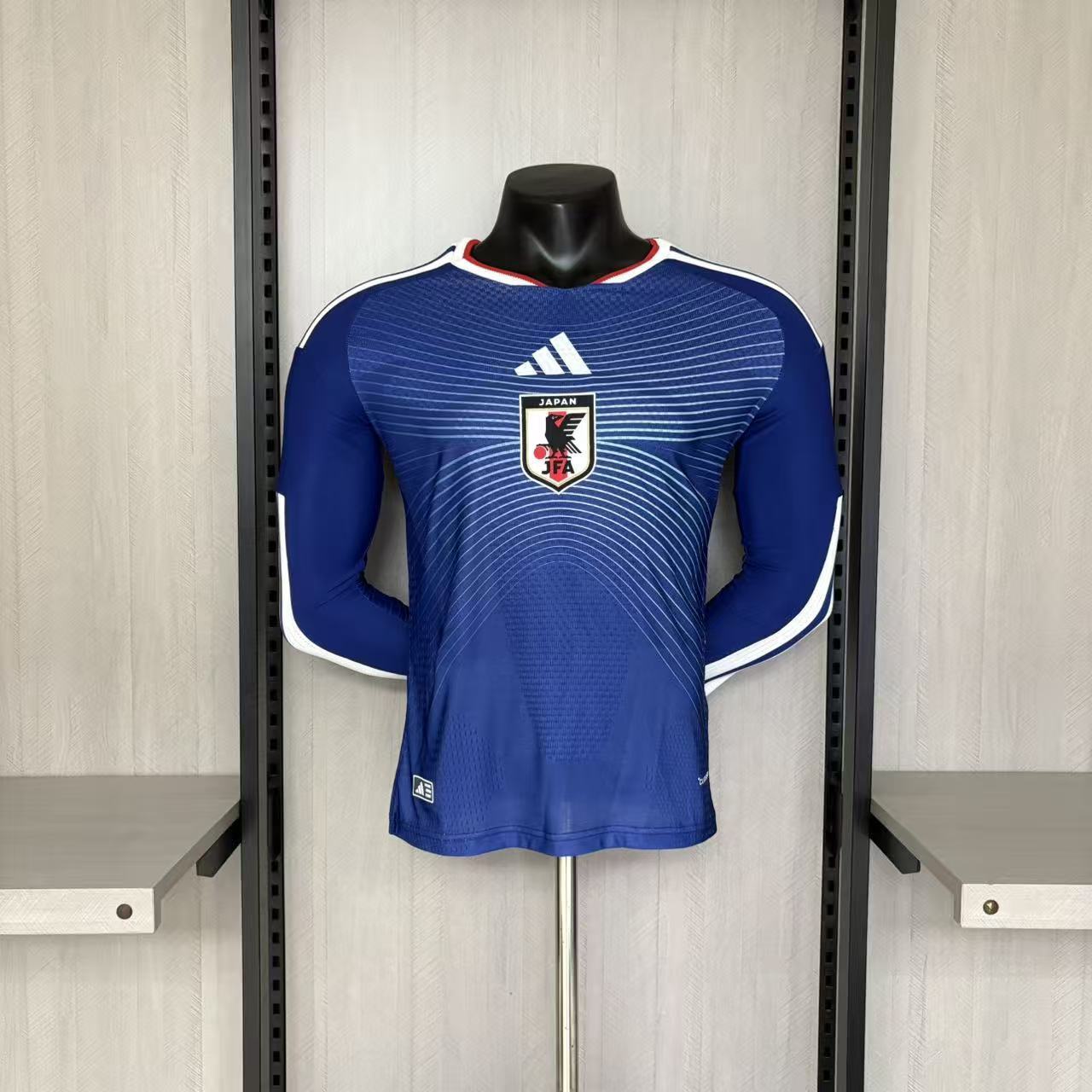 Camisola Principal Japão Mundial 2026 Manga comprida - Versão Jogador 1