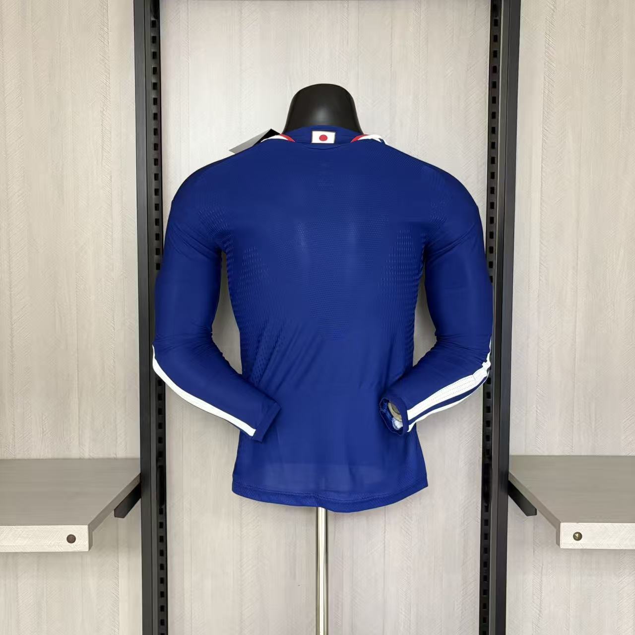 Camisola Principal Japão Mundial 2026 Manga comprida - Versão Jogador 2