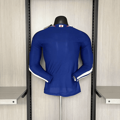 Camisola Principal Japão Mundial 2026 Manga comprida - Versão Jogador