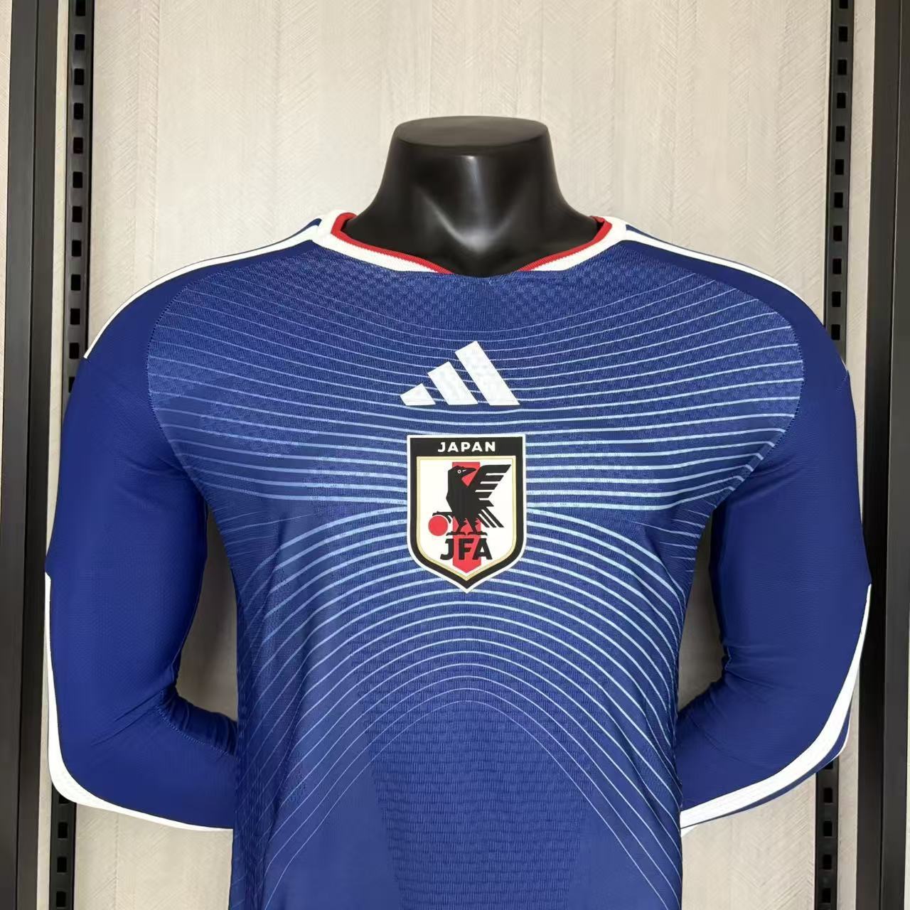 Camisola Principal Japão Mundial 2026 Manga comprida - Versão Jogador 7