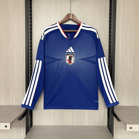 Camisola Principal Japão Mundial 2026 Manga comprida - Versão adepto
