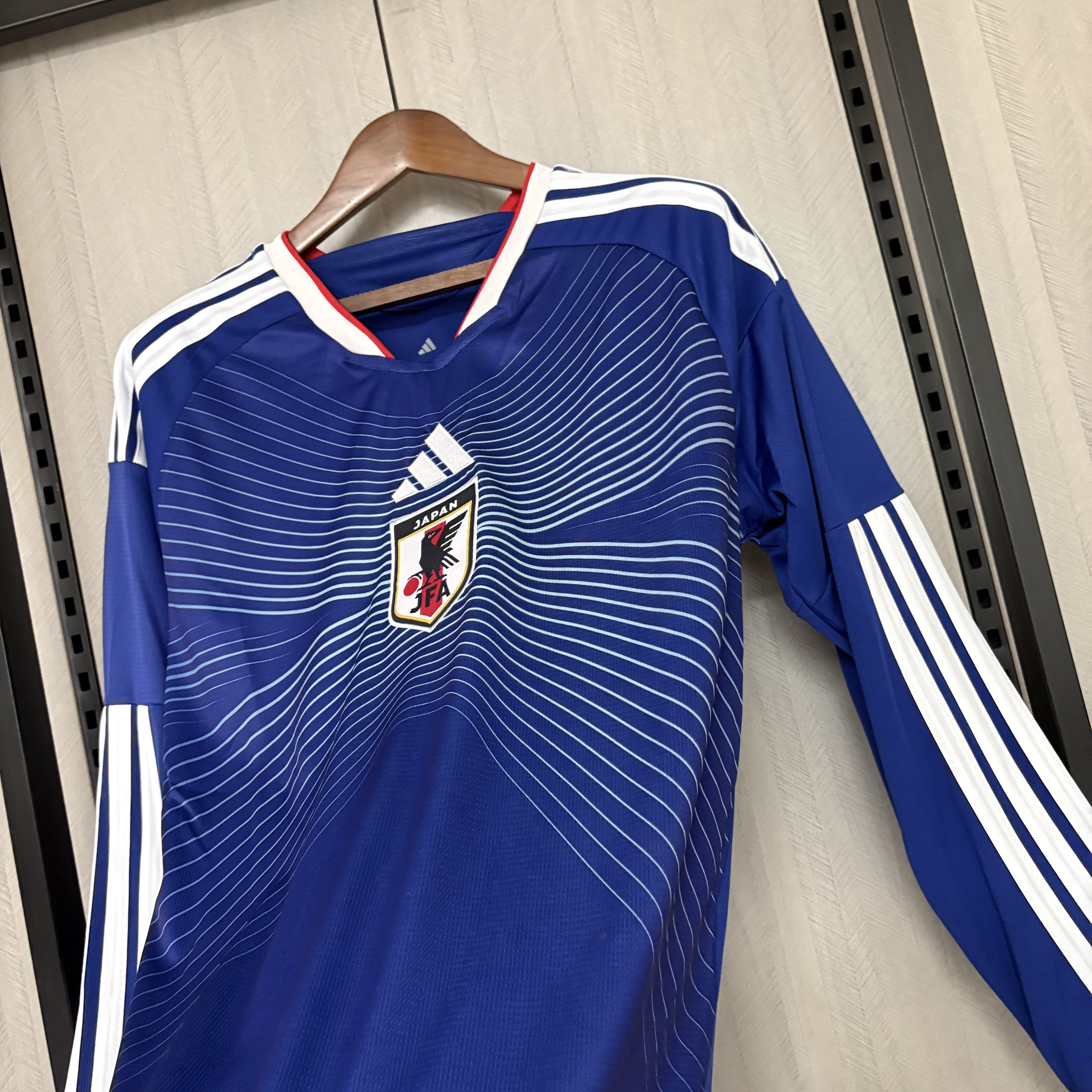 Camisola Principal Japão Mundial 2026 Manga comprida - Versão adepto 5