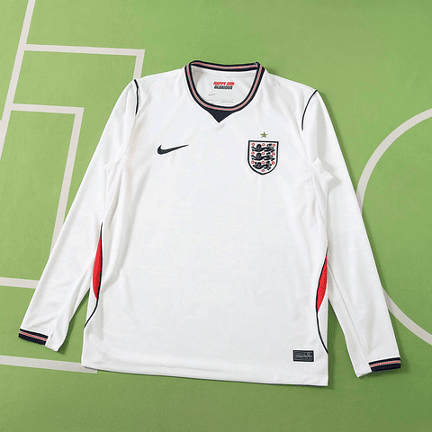 Camisola principal Inglaterra Mundial 2026 Manga comprida - Versão adepto