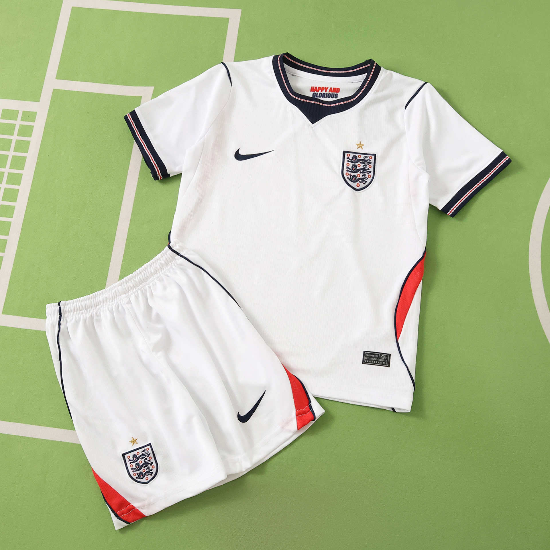 Kit Criança Inglaterra principal Mundial 2026 1
