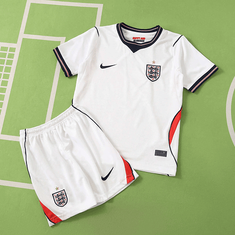 Kit Criança Inglaterra principal Mundial 2026
