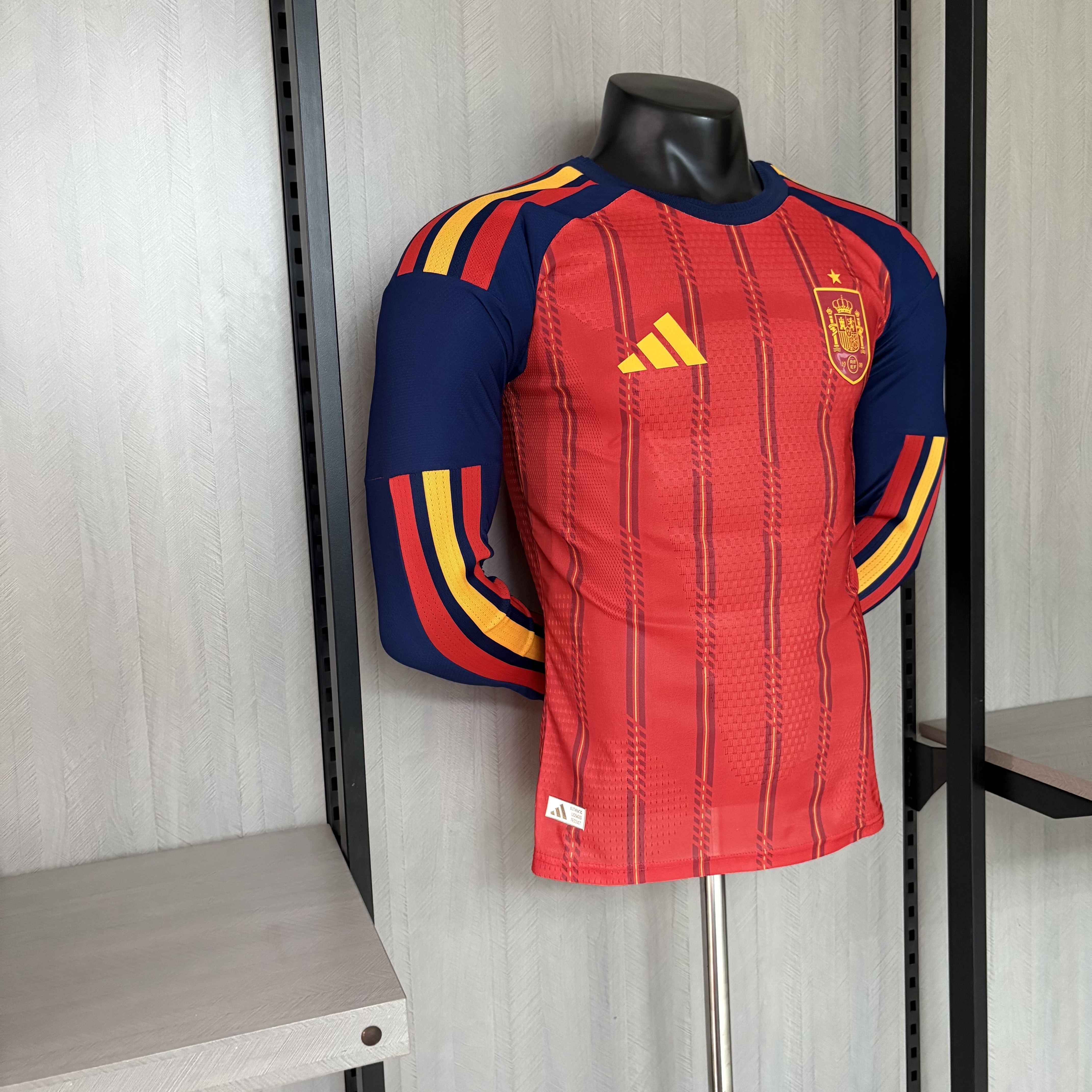 Camisola principal Espanha Mundial 2026 Manga comprida - Versão jogador 6