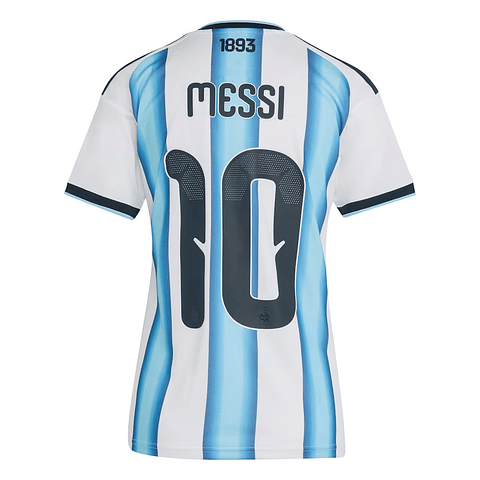 Camisola Principal Argentina Mundial 2026 - Messi 10 - Versão feminina
