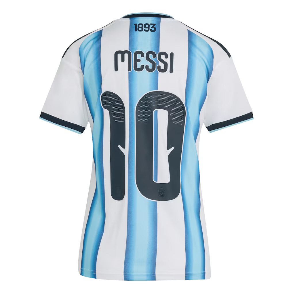 Camisola Principal Argentina Mundial 2026 - Messi 10 - Versão feminina 2