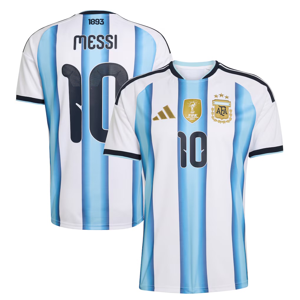 Criança - Camisola principal Argentina Mundial 2026 - Messi 10 1