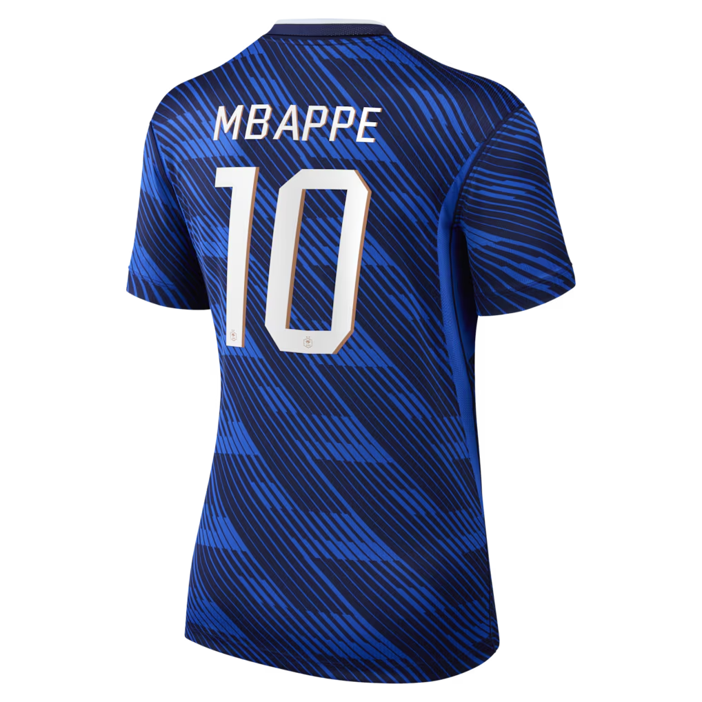 Camisola Principal França Mundial 2026 - Mbappe 10 - Versão feminina 2