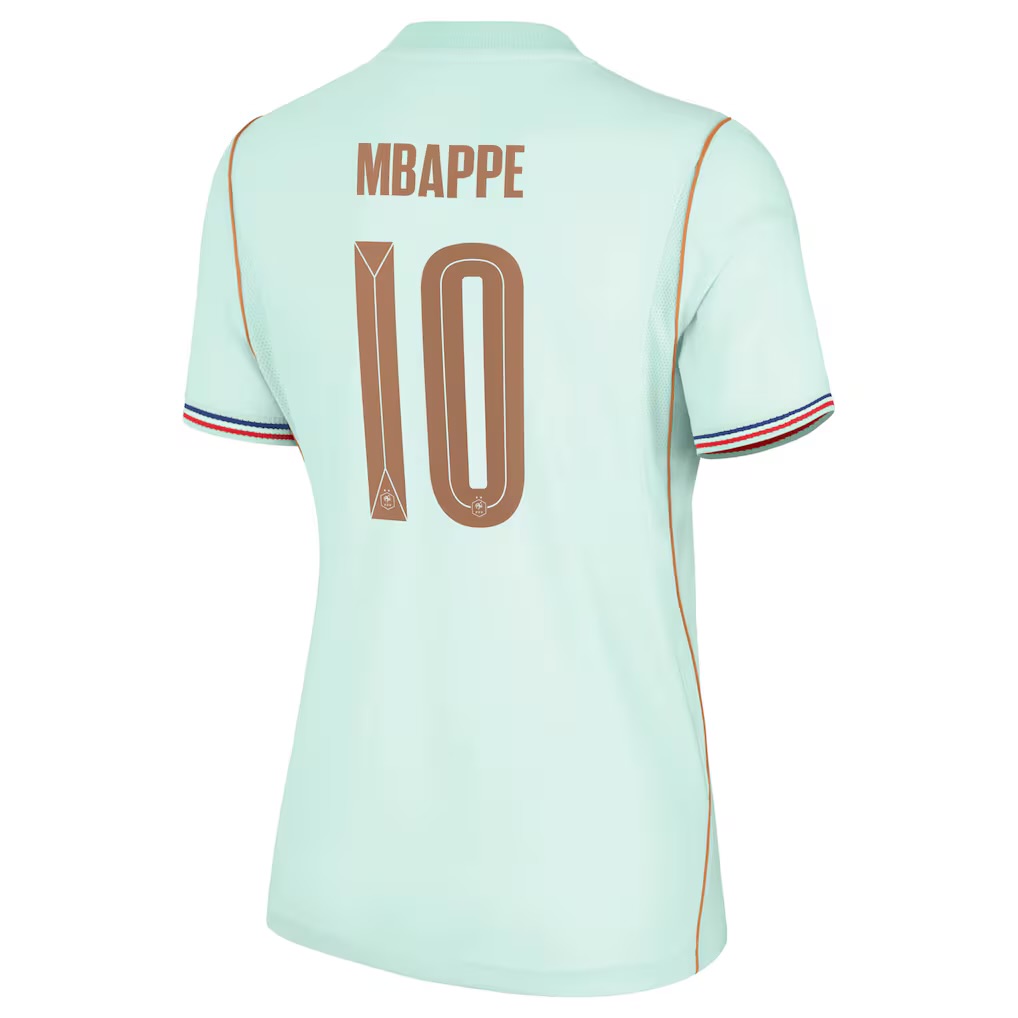 Camisola alternativa França Mundial 2026 - Mbappe 10 - Versão feminina 2