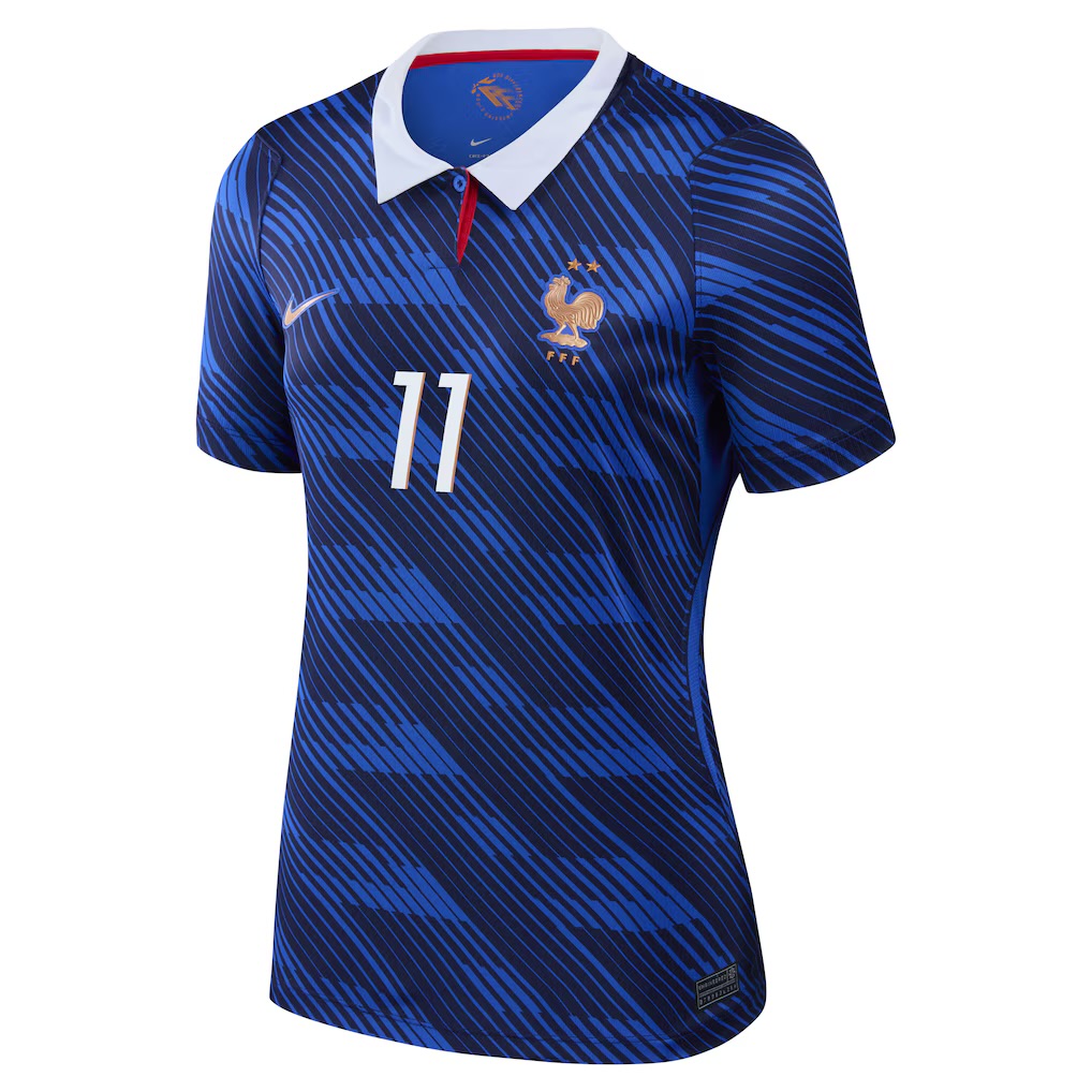 Camisola Principal França Mundial 2026 - Olise 11 - Versão feminina 3