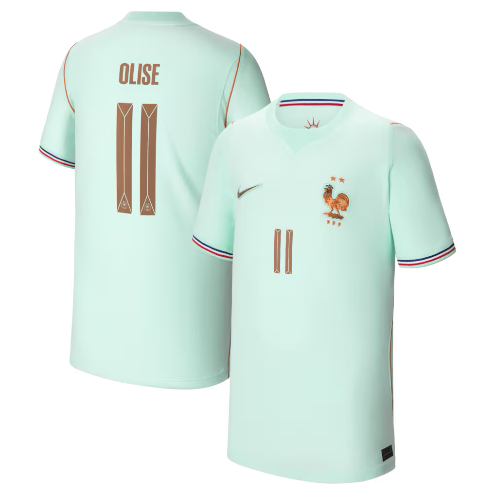 Criança - Camisola alternativa França Mundial 2026 - Olise 11 1