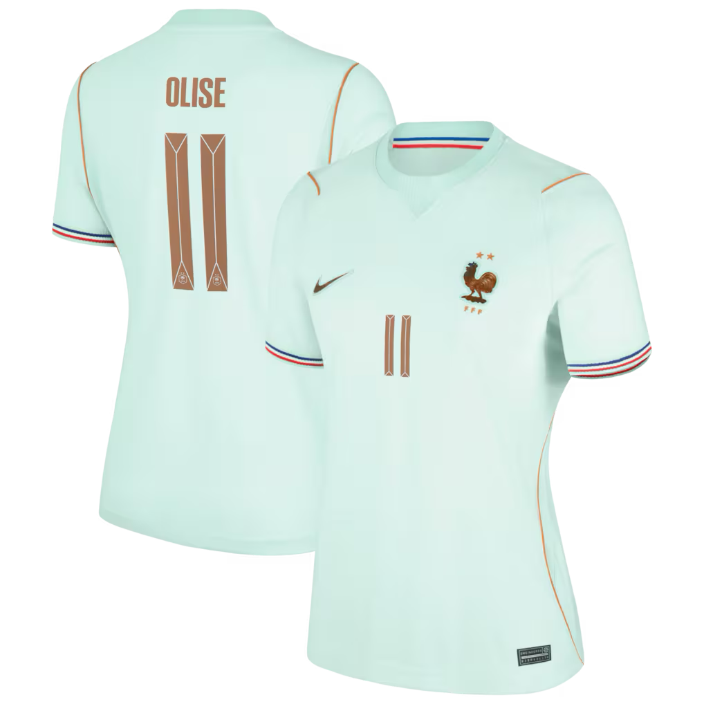 Camisola alternativa França Mundial 2026 - Olise 11 - Versão feminina 1