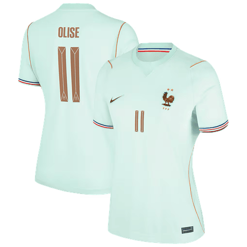 Camisola alternativa França Mundial 2026 - Olise 11 - Versão feminina
