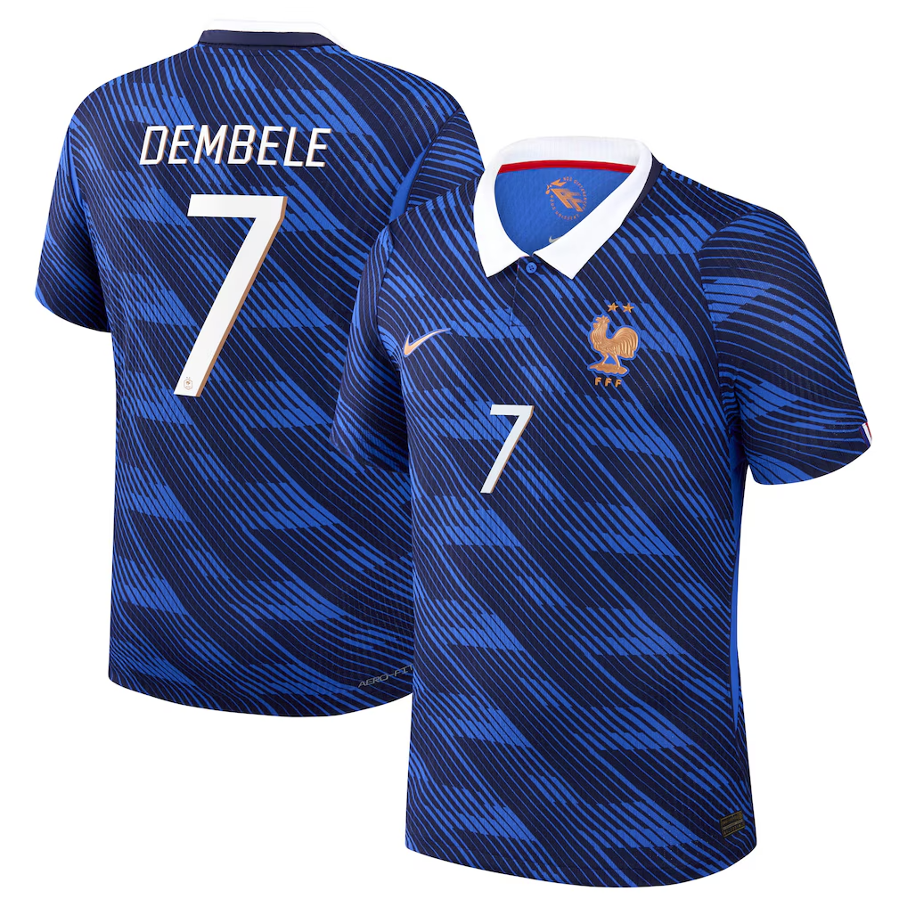 Camisola Principal França Mundial 2026 - Dembele 7 4