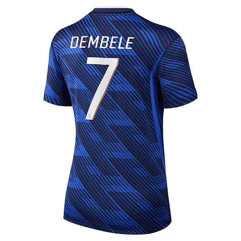Camisola Principal França Mundial 2026 - Dembele 7 - Versão feminina