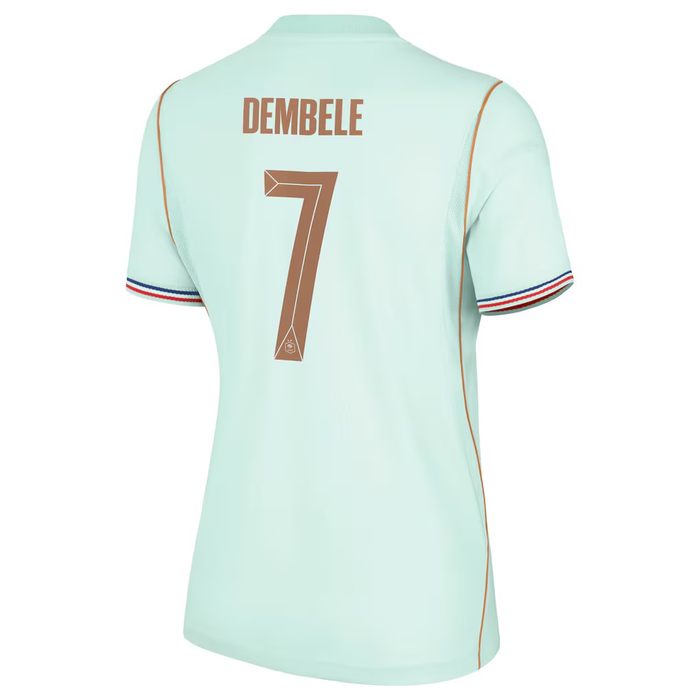 Camisola alternativa França Mundial 2026 - Dembele 7 - Versão feminina 2