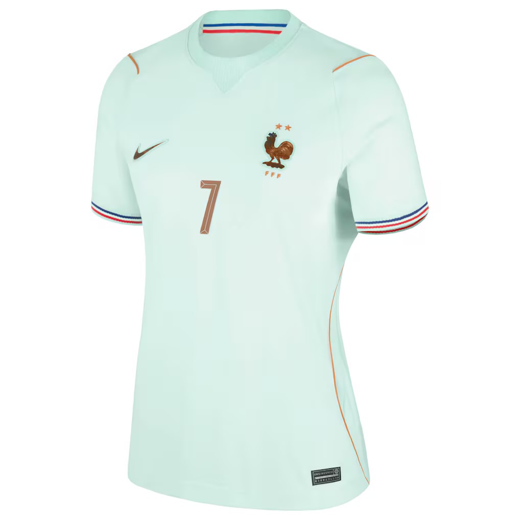 Camisola alternativa França Mundial 2026 - Dembele 7 - Versão feminina 3