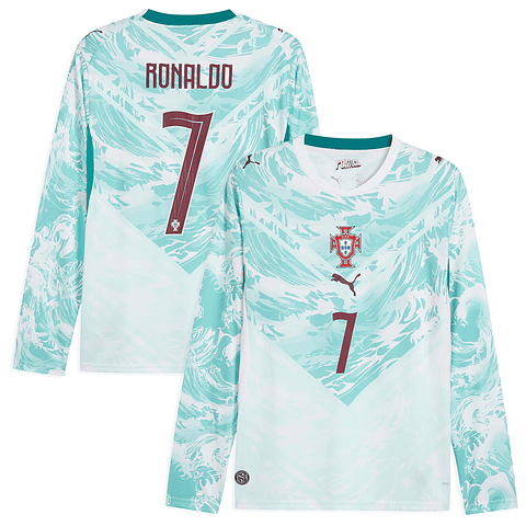 Camisola alternativa Portugal Mundial 2026 - Ronaldo 7 - Manga comprida