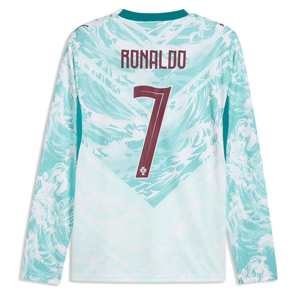 Camisola alternativa Portugal Mundial 2026 - Ronaldo 7 - Manga comprida 2