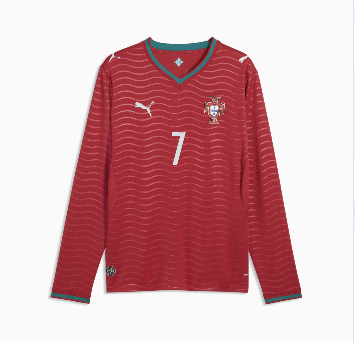 Camisola principal Portugal Mundial 2026 - Ronaldo 7 - Manga comprida 3