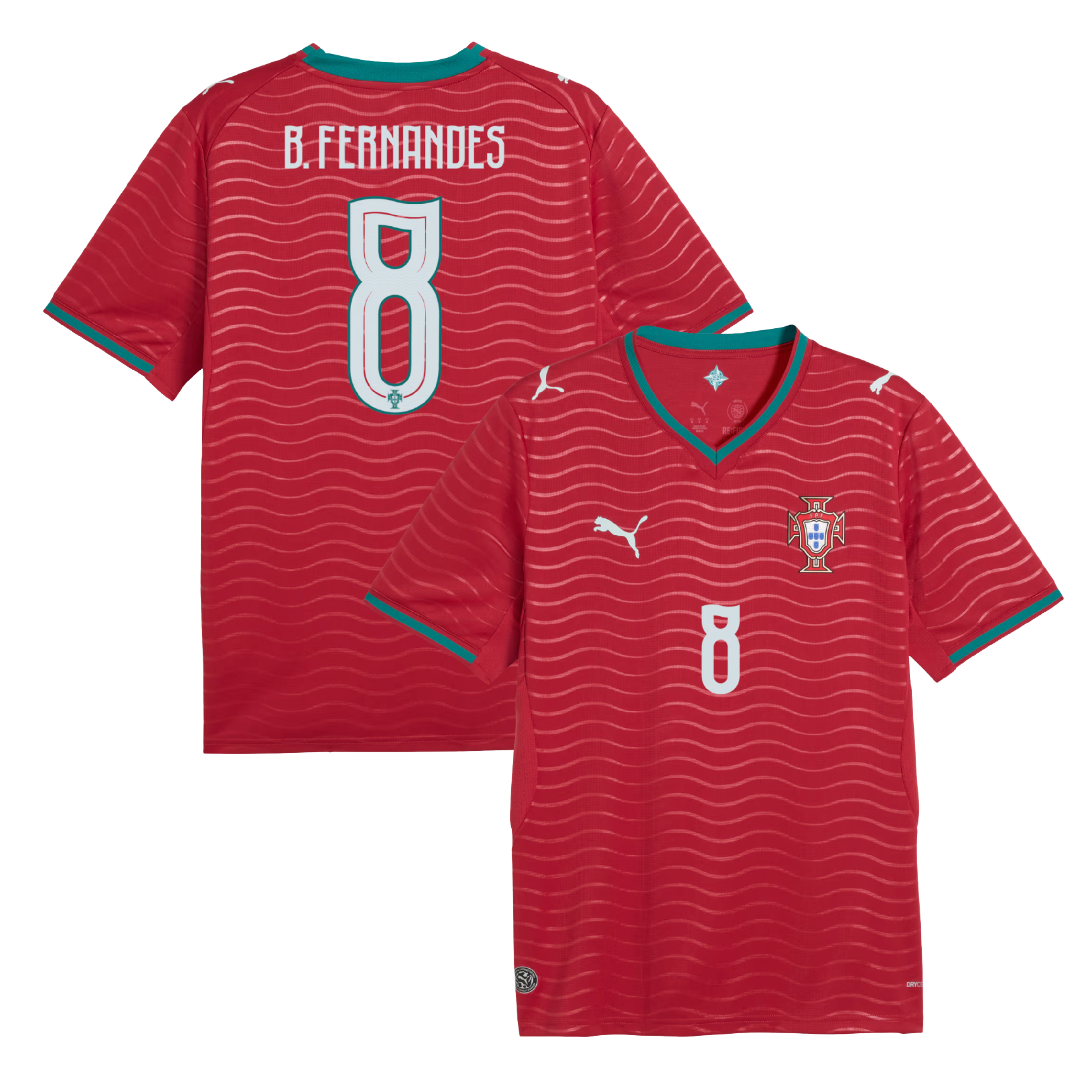 Camisola Principal Portugal Mundial 2026 - B.Fernandes 8 1