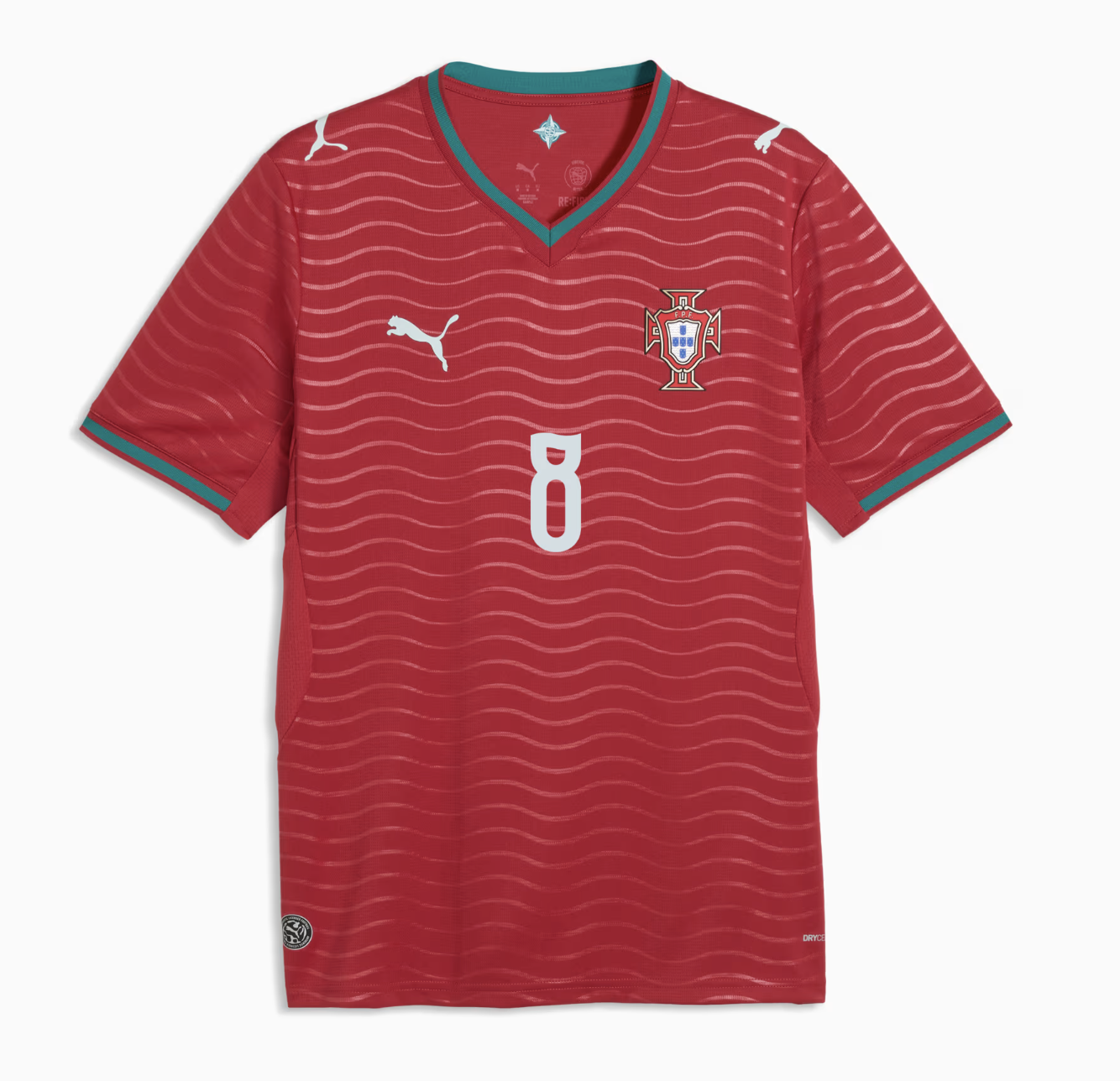 Criança - Camisola principal Portugal Mundial 2026 - B.Fernandes 8 3