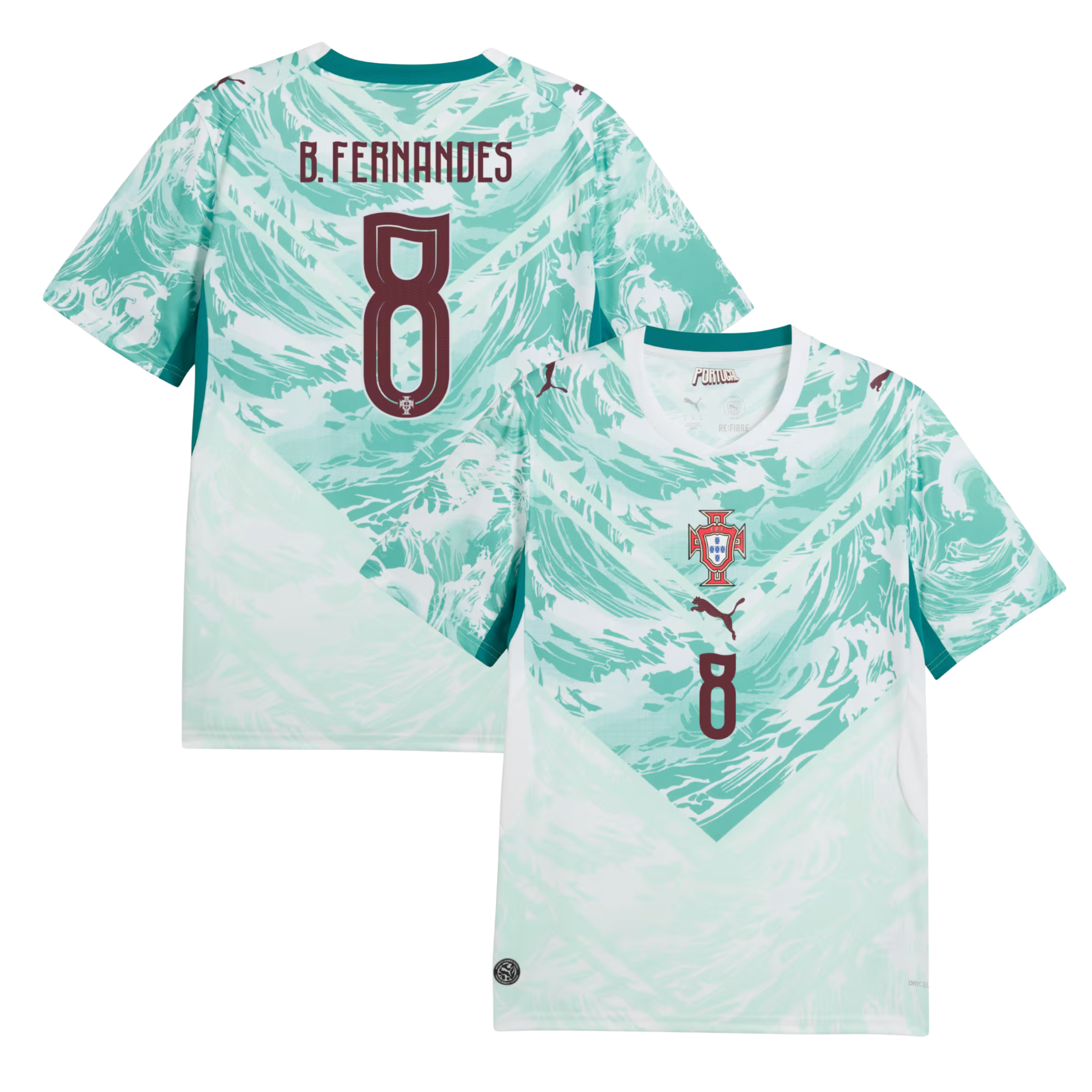Camisola alternativa Portugal Mundial 2026 - B.Fernandes 8 1
