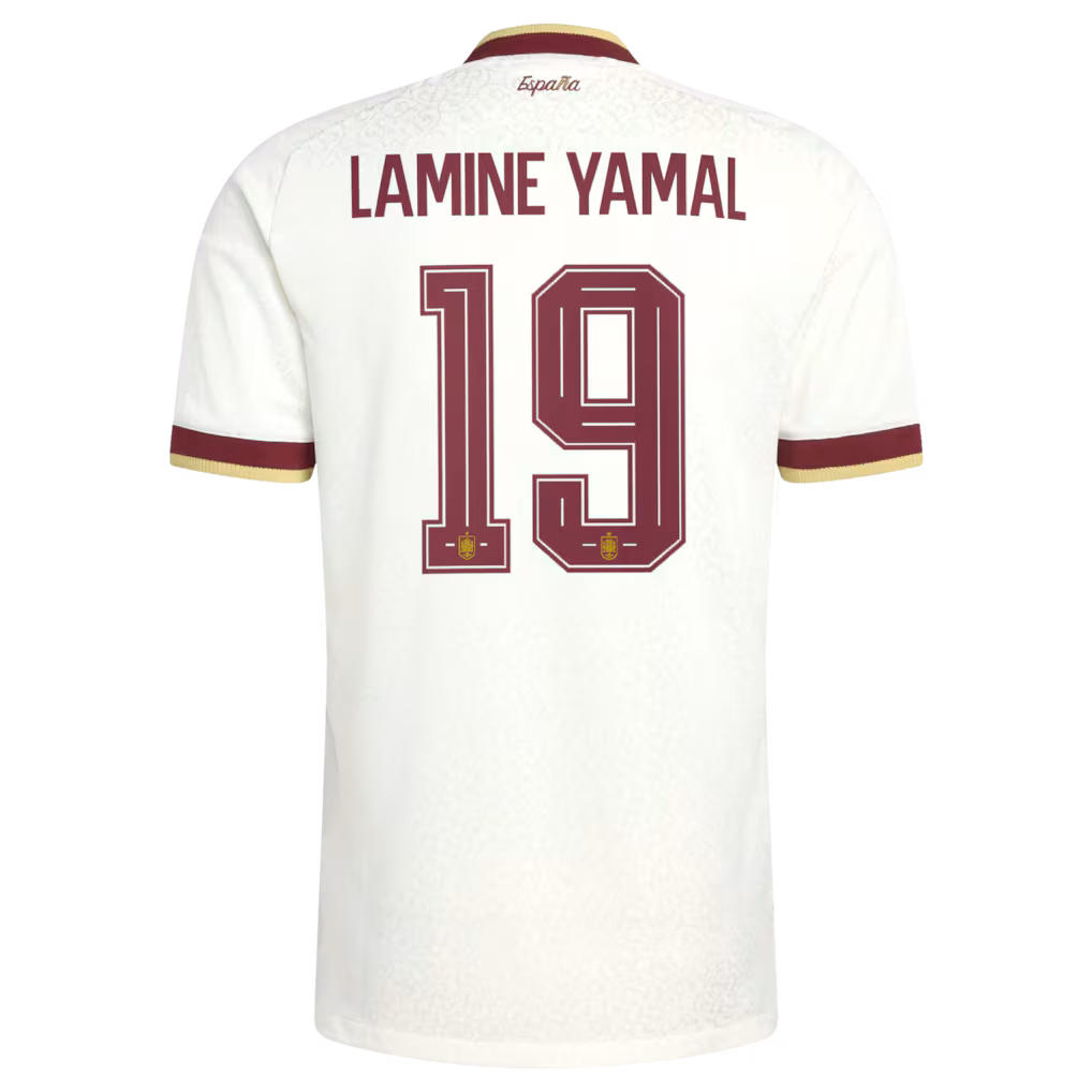 Camisola alternativa Espanha Mundial 2026 - Lamine Yamal 19 5