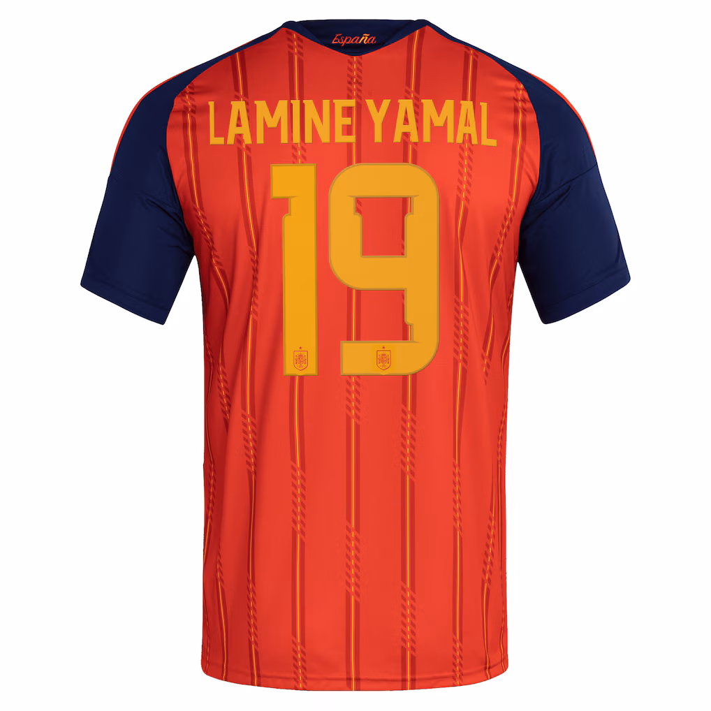 Criança - Camisola principal Espanha Mundial 2026 - Lamine Yamal 19 2