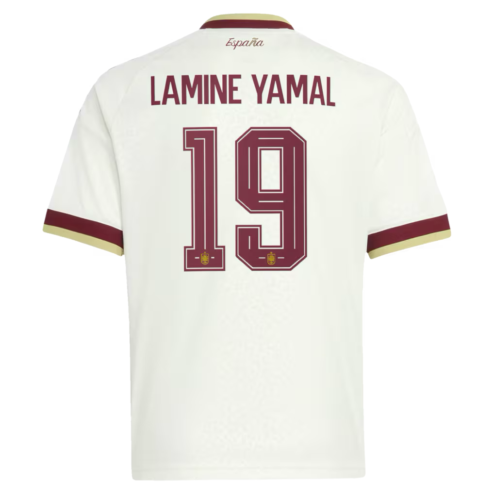 Criança - Camisola alternativa Espanha Mundial 2026 - Lamine Yamal 19 2