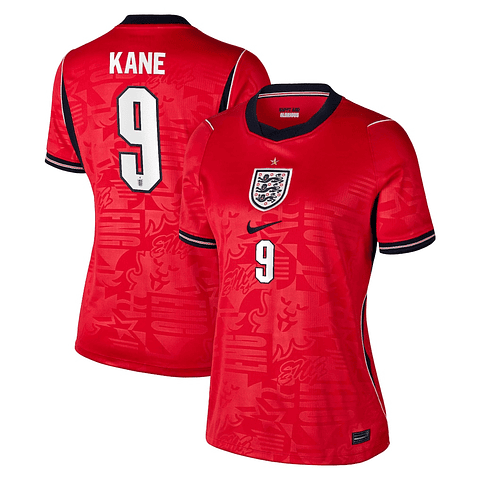 Camisola alternativa Inglaterra Mundial 2026 - Kane 9 - Versão feminina