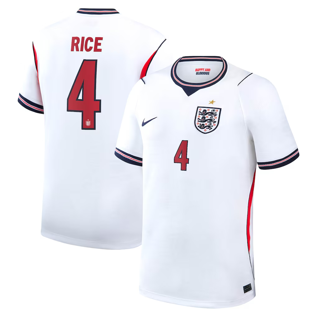 Camisola Principal Inglaterra Mundial 2026 - Rice 4 1