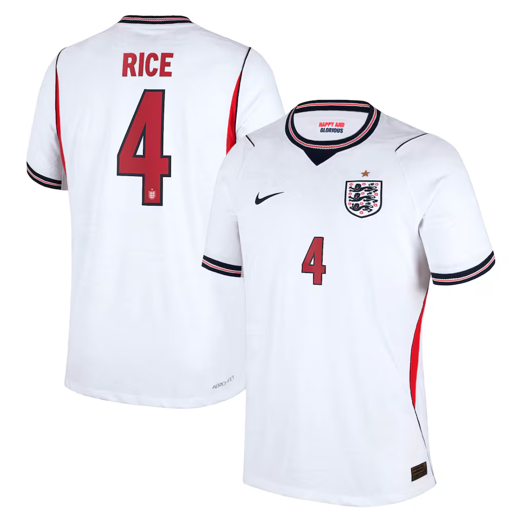 Camisola Principal Inglaterra Mundial 2026 - Rice 4 4