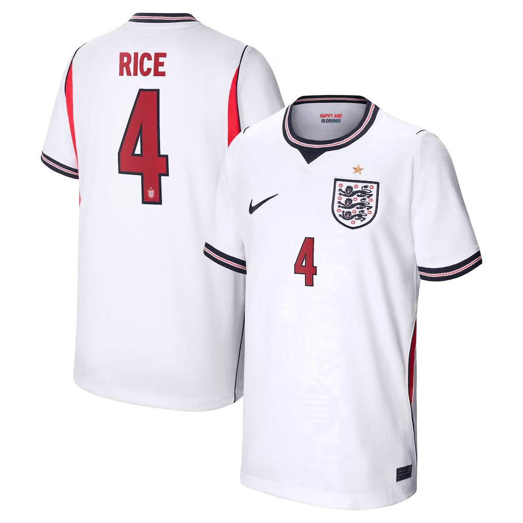 Criança - Camisola principal Inglaterra Mundial 2026 - Rice 4 1